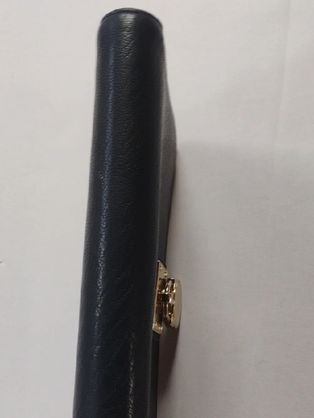 Michael Kors Black Wallet with Gold MK Medallion
